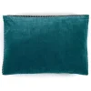 u00c9litis Kissen|Samtkissen Athena mit Paspelveredelung