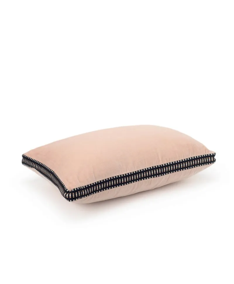 u00c9litis Kissen|Samtkissen Athena mit Paspelveredelung