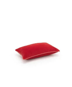 u00c9litis Kissen|Samtkissen Olympe mit Paspelveredelung