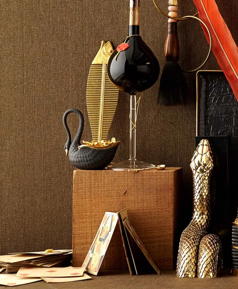 L'Objet Schalen|Pfeffer Und Salz|Schwan Salzschale mit Löffel