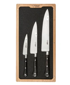 Laguiole en Aubrac Messer|Set aus 3 Küchenmessern "Klassisch"