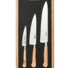 Laguiole en Aubrac Messer|Set aus 3 Küchenmessern "Klassisch"