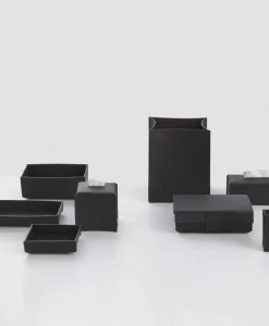 Decor Walther Schmuckaufbewahrung|Tabletts|Tablett aus Leder