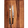 Laguiole en Aubrac Edles Handwerk|Grillen|Tranchierbesteck mit Brett