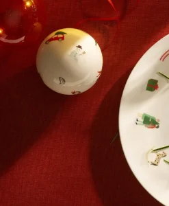 Dibbern Porzellan|Weihnachtskugel NOËL