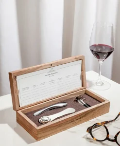 L'Atelier du Vin Bar- Und Weinzubehör|Küchenutensilien|Weinzubehörset in Holzbox "Mini Collector 1"
