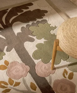 u00c9litis Teppiche|Wollteppich Passiflore