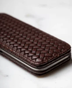 F. HAMMANN Reiseaccessoires|Maniküre Etuis|Woven Manicure Frame M – Maniküre-Etui Flechtleder