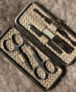 F. HAMMANN Reiseaccessoires|Maniküre Etuis|Woven Manicure Frame M – Maniküre-Etui Flechtleder