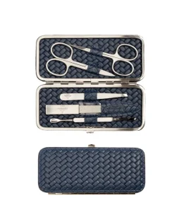 F. HAMMANN Reiseaccessoires|Maniküre Etuis|Woven Manicure Frame M – Maniküre-Etui Flechtleder