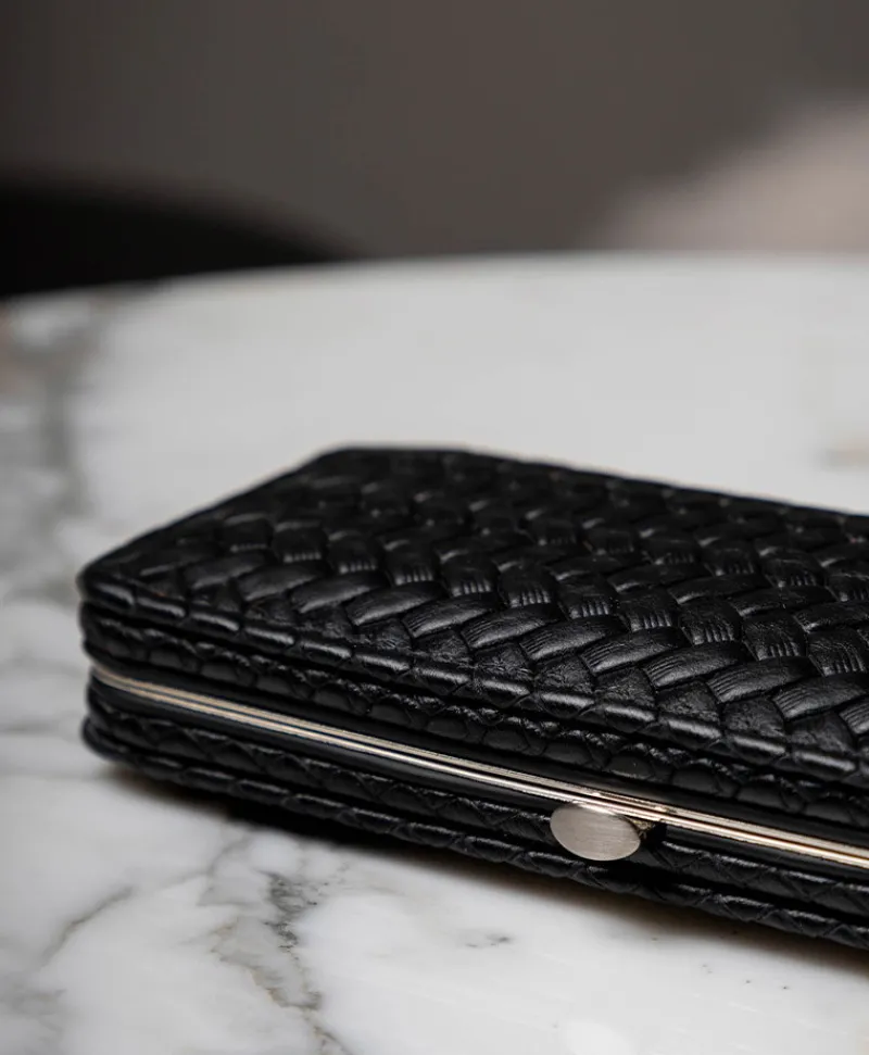 F. HAMMANN Reiseaccessoires|Maniküre Etuis|Woven Manicure Frame M – Maniküre-Etui Flechtleder