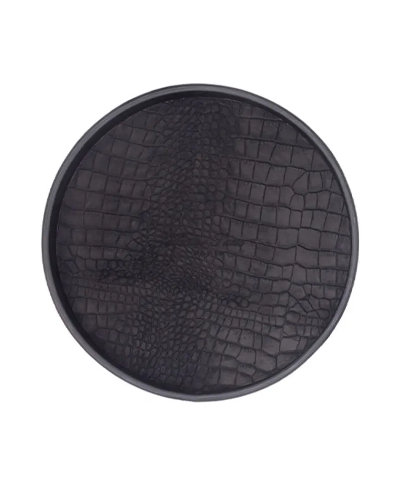 Hector Saxe Paris Spiele|World Of Games|Würfeltablett Alligator aus Leder